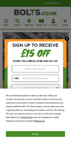 Mobile page screenshot