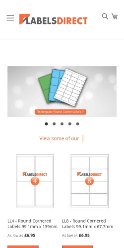 Mobile page screenshot