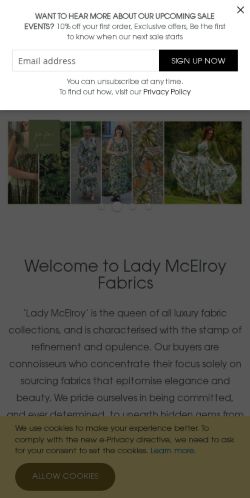 Mobile page screenshot