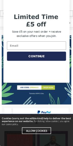 Mobile page screenshot