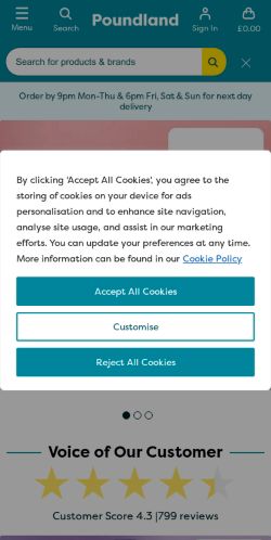 Mobile page screenshot