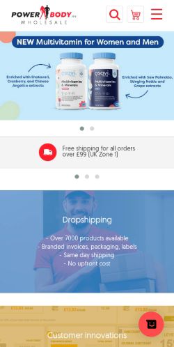 Mobile page screenshot