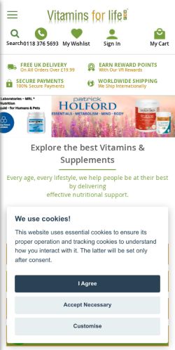 Mobile page screenshot
