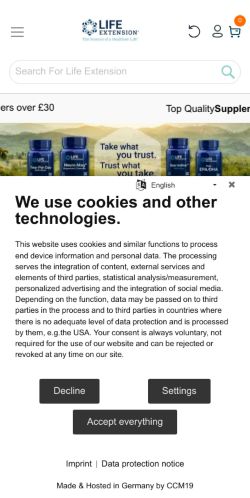 Mobile page screenshot