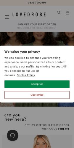 Mobile page screenshot