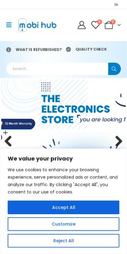 Mobile page screenshot