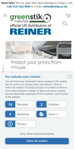 Mobile page screenshot