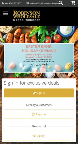 Mobile page screenshot