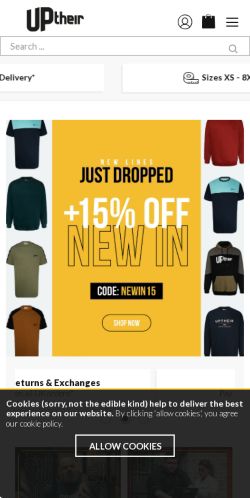 Mobile page screenshot