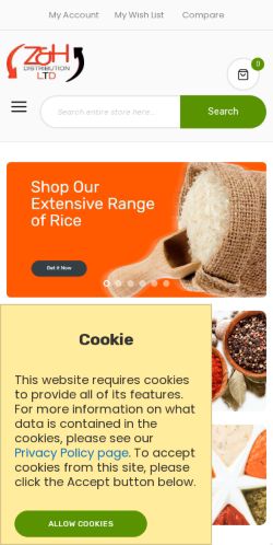 Mobile page screenshot