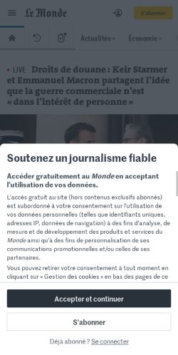 Mobile page screenshot