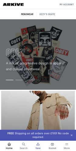 Mobile page screenshot