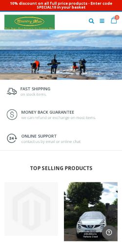 Mobile page screenshot
