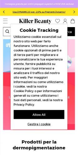 Mobile page screenshot