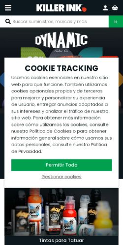 Mobile page screenshot