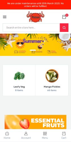 Mobile page screenshot