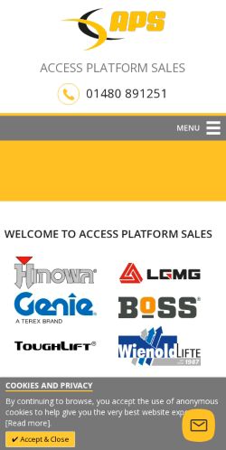 Mobile page screenshot