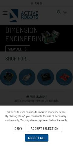 Mobile page screenshot