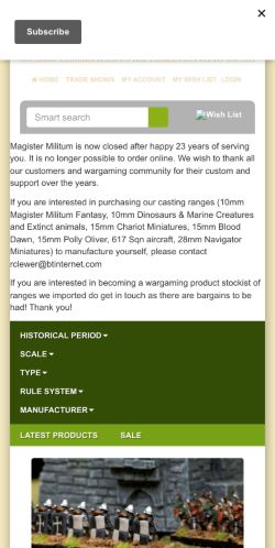 Mobile page screenshot