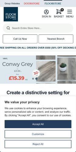 Mobile page screenshot