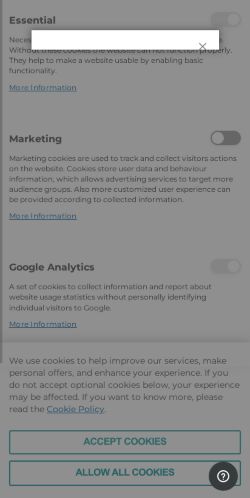 Mobile page screenshot