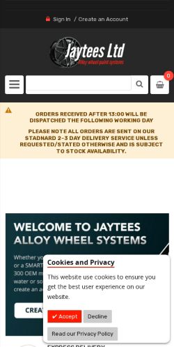Mobile page screenshot