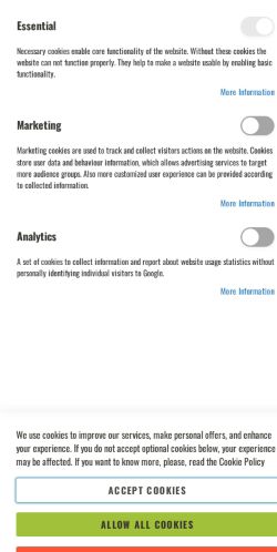 Mobile page screenshot