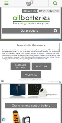 Mobile page screenshot