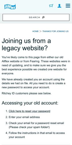 Mobile page screenshot
