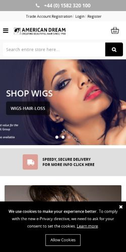 Mobile page screenshot