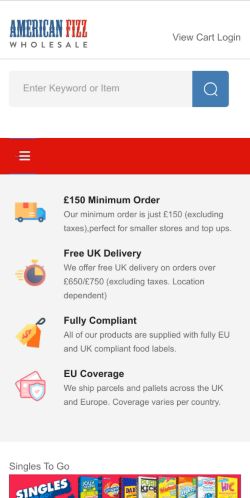 Mobile page screenshot