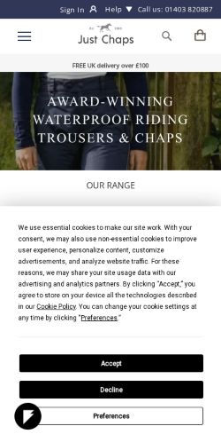 Mobile page screenshot