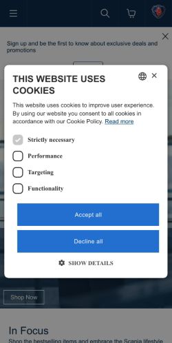 Mobile page screenshot
