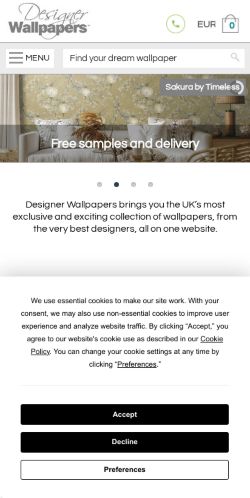 Mobile page screenshot