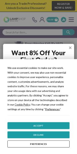 Mobile page screenshot