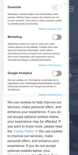 Mobile page screenshot