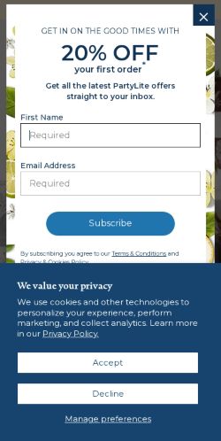 Mobile page screenshot