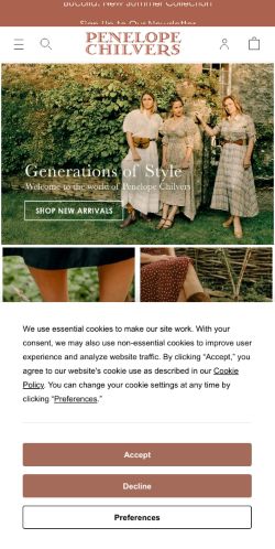 Mobile page screenshot