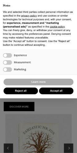 Mobile page screenshot