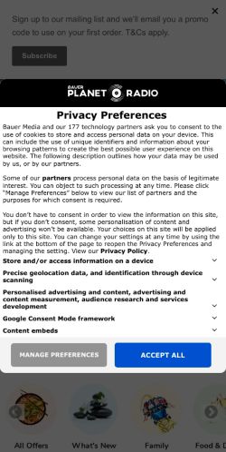 Mobile page screenshot