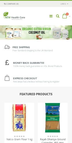 Mobile page screenshot