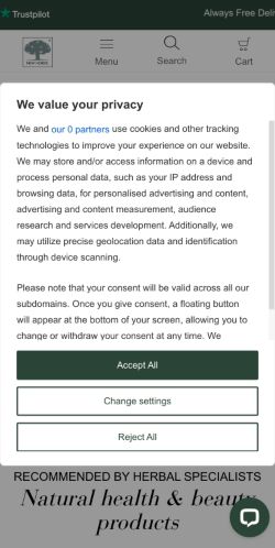 Mobile page screenshot