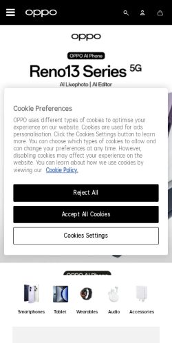 Mobile page screenshot