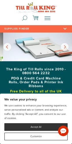 Mobile page screenshot