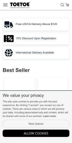 Mobile page screenshot