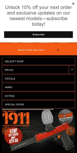 Mobile page screenshot