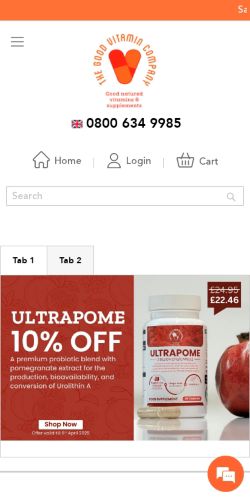 Mobile page screenshot