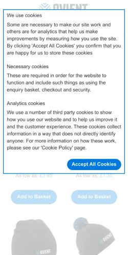 Mobile page screenshot