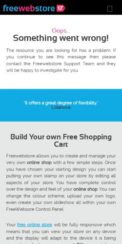 Mobile page screenshot