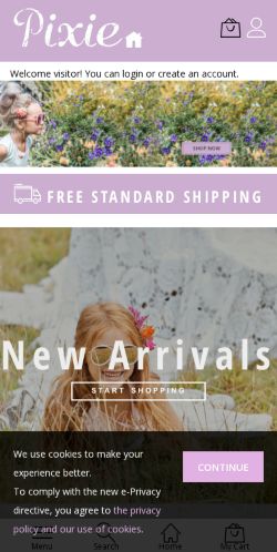 Mobile page screenshot